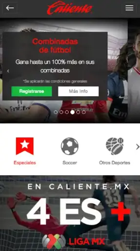 App Caliente MX