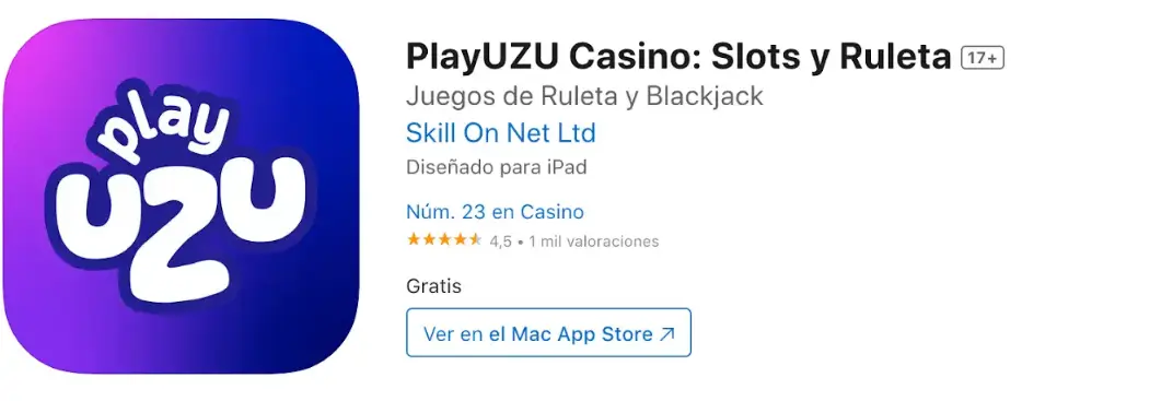 PlayUZU app iOS