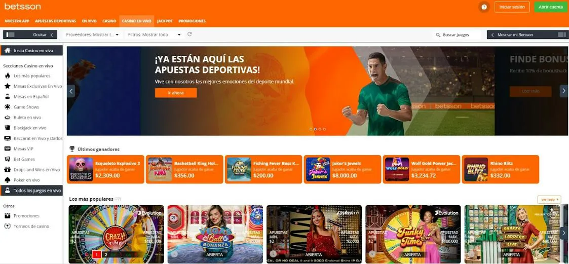 casinos mx online Betsson