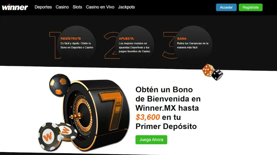 bono recarga casinos winner