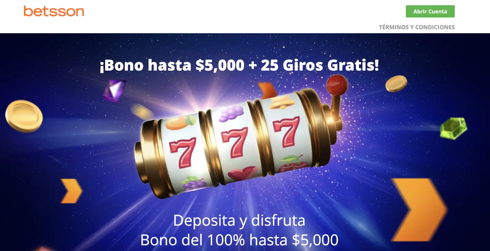 Bonos Betsson México