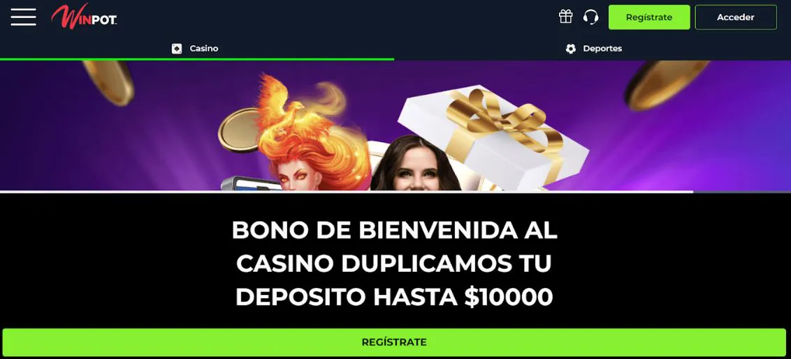 bonos casinos winpot